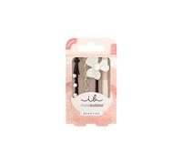invisibobble BEAUTIES Flower Pearl (4 pezzi) - Set di fermagli per donne e bambini - Fermagli grandi per capelli sottili - Eleganti e giocosi con design floreale