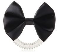 invisibobble Elastico per capelli Bowtique a spirale con fiocco True Black