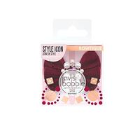 Invisibobble Bowtique velluto Bordeaux I Elastico per capelli con capelli a spirale con fiocco I Gioielli per capelli I Edizione limitata British Royal