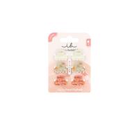 invisibobble CLIPSTAR - Confezione da 6 mini fermagli per capelli con lettera d'amore XS, eleganti mini fermagli per capelli per donne e ragazze, colori neutri, graziosi accessori per capelli,
