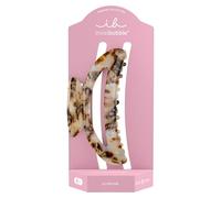 Invisibobble Clipstar - Fermaglio per capelli da donna di alta qualità, effetto marmo marrone marmorizzato su pietra naturale, delicato sui capelli, senza impronte, per capelli spessi e fini (taglia M