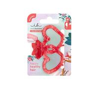 invisibobble - CLIPSTAR M Oasis Lover’s Nest - Pinza per capelli a forma di cuore - Accessorio trendy in un vivace rosso - Look di tendenza, tenuta sicura, rispetto per i capelli