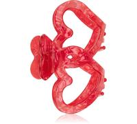 invisibobble - CLIPSTAR M Oasis Lover’s Nest - Pinza per capelli a forma di cuore - Accessorio trendy in un vivace rosso - Look di tendenza, tenuta sicura, rispetto per i capelli