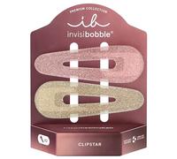 Invisibobble Clipstar Premium Simply Pinktastic HairLoveTech Coquette - Fermaglio per capelli medio, delicato sui capelli, senza impronte, per capelli fini (M, 2 pezzi)