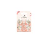 invisibobble Clipstar S Pearly Flower (4 pezzi) - Piccoli fermagli per capelli con fiore di perla, per donne, ragazze e capelli sottili, fermagli dorati per acconciature eleganti