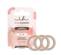 Invisibobble elastici per capelli Bronze Me Pretty Slim x3 - Elastici per capelli a spirale per donne e uomini - Non lasciano i segni - Forte tenuta