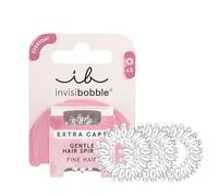 Invisibobble elastici per capelli Extra Care Crystal Clear x3 - Elastici capelli donna piccoli trasparenti - Elastici per capelli che non lasciano il segno