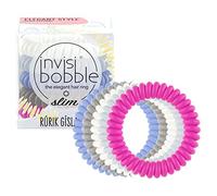 invisibobble elastici per capelli multicolorato Slim x5 - Elastici per capelli a spirale per uomo - Elastici senza segno e forte tenuta - Codini per capelli