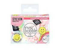 Invisibobble elastici per capelli scrunchie Duo Rosa e Arcobaleno Sprunchie x2 - Scrunchies per capelli seta Edizione limitata - Idee regalo donna