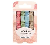 invisibobble elastico capelli Beauties Satin Sorbet (4 pezzi) - elastici capelli satin donna - hair ties morbidi con superficie setosa - per coda, chignon e acconciature eleganti