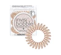 Invisibobble elastico capelli Bronzo metallizzato Original x3 - elastico capelli a spirale per donna e uomo - elastici per capelli senza pieghe - forte