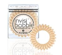 Invisibobble Elastico Capelli Power Nude x3 - Elastici per capelli a spirale extra forte per donne e uomini - Elastici senza segno - Forte