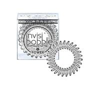 Invisibobble elastico per capelli transparente Power x3 Elastici capelli uomo - Elastici a spirale per capelli extra forte - Elastici senza pieghe
