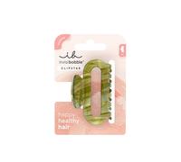 Invisibobble - CLIPSTAR Evergreen - Fermaglio medio in verde intenso con forme organiche, ideale per un look naturale e una tenuta sicura - Stile moderno, capelli sani