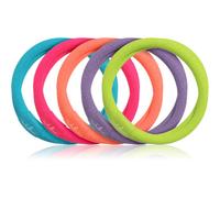 invisibobble HAIR TIE Neon Glow (5 pezzi) - Elastici per capelli in materiale riciclato - Colori neon per ragazze e donne - Accessorio alla moda per sport, festa e uso quotidiano