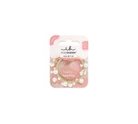 invisibobble - HAIR TIE Princess Pearl - Set da 3 elastici a spirale con perle per acconciature eleganti - Per capelli per donne e ragazze - Look trendy, tenuta sicura, rispetto per i capelli