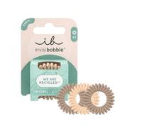 invisibobble Original Earth Respiraled | Molto morbido per i capelli | Contro i capelli fragili e le doppie punte | Senza impronte | 3 pezzi