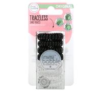 Invisibobble, Originale, Anello per capelli senza tracce, Trasparente/Nero vero, Confezione da 8