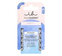 invisibobble Power Traceless - Elastici per capelli a spirale, confezione da 6, trasparenti e resistenti, con presa elastica, per donne attive, non si ammollo, delicati per ragazze e adolescenti e