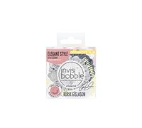 Invisibobble Scrunchies per capelli grigio e blu Sprunchie Slim x2 - Elastici capelli uomo sport - Scrunchie con un elastico a spirale all´interno