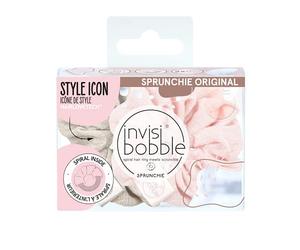 Invisibobble Scrunchies per capelli seta Rosa e Beige Sprunchie Duo x2 Edizione limitata I Idee regalo donna I Scrunchies per capelli I Fasce elastiche