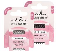 invisibobble Set di lacci per capelli (nero + trasparente) 6 Stück