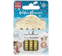 Invisibobble - Set S Apres sci Golden Glamour - 3 spirali + 1 fermaglio per capelli