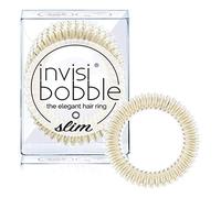 Invisibobble Slim elastici per capelli Stay GoldenX3 I Elastici per capelli a spirale per donne e uomini I Non lasciano i segni I FORTE TENUTA