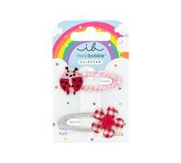 invisibobble SNAP CLIP KIDS Happy Ladybird (2 pezzi) - Fermagli per bambini con coccinella e fiore - Per bambine e bambini - Clip grande per capelli sottili - Giocoso, sicuro e delicato