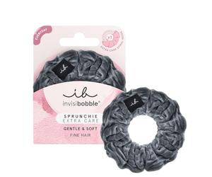 invisibobble Sprunchie grigio Extra Care x1 - Scrunchie in tessuto con elastico a spirale all'interno - Comodo elastico per capelli per uomini e donne