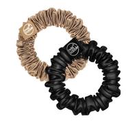 Invisibobble Sprunchie Slim Elastico nero e oro x2 - Scrunchie con elastico per capelli a spirale all'interno