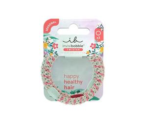 invisibobble - TWISTAR Oasis Mint Braids - Set di 3 elastici twist per capelli - Tenuta delicata per trecce, chignon & twist in fresche tonalità primaverili - Tenuta sicura, capelli sani