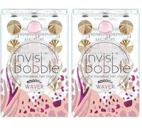 Invisibobble Waver mollette per capelli donna trasparente x3 I mollette per capelli bambina e donna edizione limitata urbana safari I Hairlove tech (Confezione da 2)