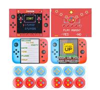 Inviti Compleanno Bambini Biglietti Invito, 12 Inviti Feste per Bambini+12 Buste+12 Sticker, Inviti per Feste a Tema per Ragazzi, Biglietti D'invito Stampati, 150x100mm, Inviti per Festa Videogiochi