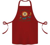 Inviti Pace Into Tuo Giorno Hippy Love 60s Cotone Grembiule 100% Biologico
