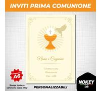 Inviti prima comunione personalizzati