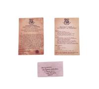 Invito per la casa delle bambole al collegio di Hogwarts per streghe e maghi 1:12
