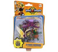 Invizimals, Confezione da 3 omini, IMC Toys 30015, Colori/Modelli Assortiti