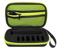 INVODA Custodia da viaggio compatibile con rasoio Philips Norelco QP2724/90, impermeabile, rigida, portatile, per rasoio QP2520/90, QP2630/72, QP2724/70, QP2834/70 (verde, 1 pezzo)