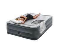 INVOGA COMFORT WAVE HIGH materasso gonfiabile matrimoniale 152x203x56 cm con Tecnologia Fiber-Tech e pompa elettrica integrata, letto ad aria autogonfiante per casa e campeggio