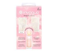 Invogue Full Cover Unghie Finte Ovali, 120 Pezzi