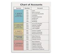 Invoice Payment Tracking Poster Accounts Receivable Payable Aging Wall | Systems for monitoring money owed to and by the business for healthy cash flow(Framed,12X18inch(30X45cm))