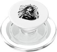 Invoke Power of the Goddess Morrigan with Raven Symbol PopSockets PopGrip per MagSafe