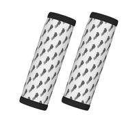 Involucri minimalisti per maniglie dei bagagli grigi a forma di pappagallo per valigie, coperture morbide per maniglie dei bagagli, etichette per bagagli identificatori per valigie, accessori per