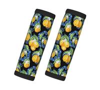 Involucri per bagagli per valigie, giallo limoni blu in stile siciliano, etichette identificative per valigie, divertenti coperture per maniglie dei bagagli, accessori per bagagli da viaggio