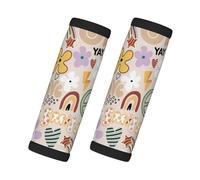 Involucri per maniglia bagagli per valigie, fiori arcobaleno segno della pace etichette identificatori per valigie, divertenti coperture per bagagli, accessori per bagagli da viaggio essenziali per