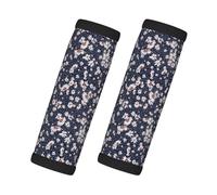 Involucri per maniglia bagagli per valigie, margherite floreali punteggiate blu navy etichette identificatori per valigie, divertenti coperture per maniglie dei bagagli, accessori per bagagli da