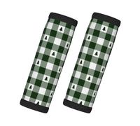Involucri per maniglie dei bagagli dell'albero di Natale verde bianco per valigie, coperture morbide per maniglie dei bagagli, etichette per bagagli identificatori per valigie, accessori per bagagli