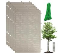 Involucri Protettivi Per Tronco D'albero | Protezioni Per Piante Espandibili Da 6 Pezzi | Protezione Durevole Della Corteccia Degli Alberi | Include 50 Fascette Per Una Facile Installazione, Cura Degl