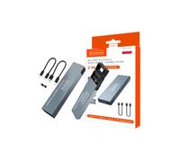 "Involucro esterno M.2 - ZENWIRE - Disco SSD M.2 NVMe/SATA - USB-C 3.2 Gen 2 - Compatibile con NVMe e SATA - Montaggio senza attrezzi"